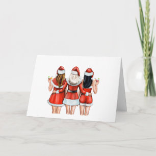 Best Friends "Merry Christmas" to the Girls Card