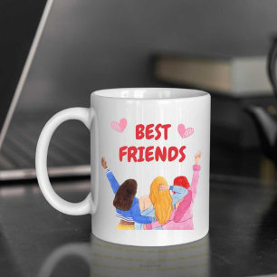 Best Friend's   Modern   Coffee Mug 