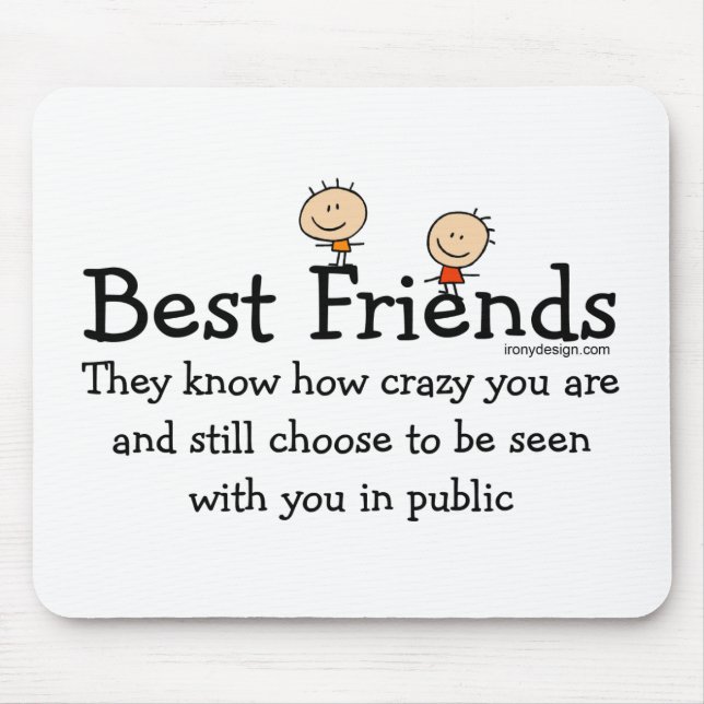 Best Friends Mouse Mat (Front)