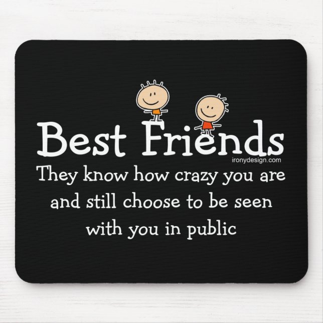 Best Friends Mouse Mat (Front)
