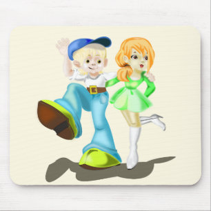 Best Friends Mouse Pad - Your Colour - Text