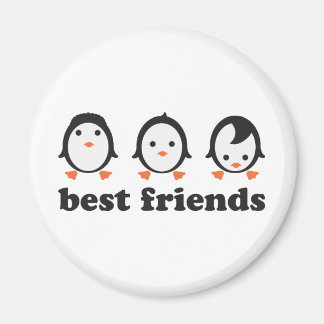 best friends - penguins magnet
