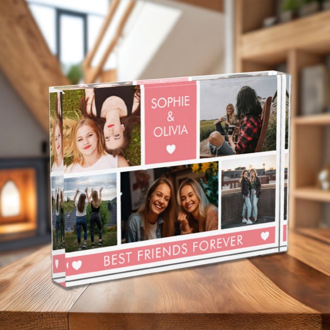 Best Friends Personalised Photo Block (Best Friends Photo Block)