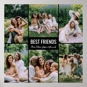 Best Friends Personalised Photo Poster