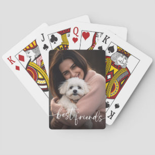 Best Friends Pet Photo Dog Lover Playing Cards