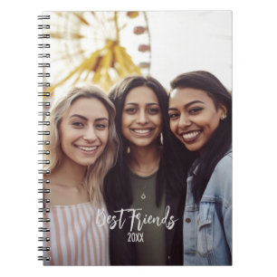 Best Friends Photo BFF Besties Custom Picture Pic Notebook