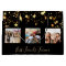 Best friends photo black gold stars glam birthday