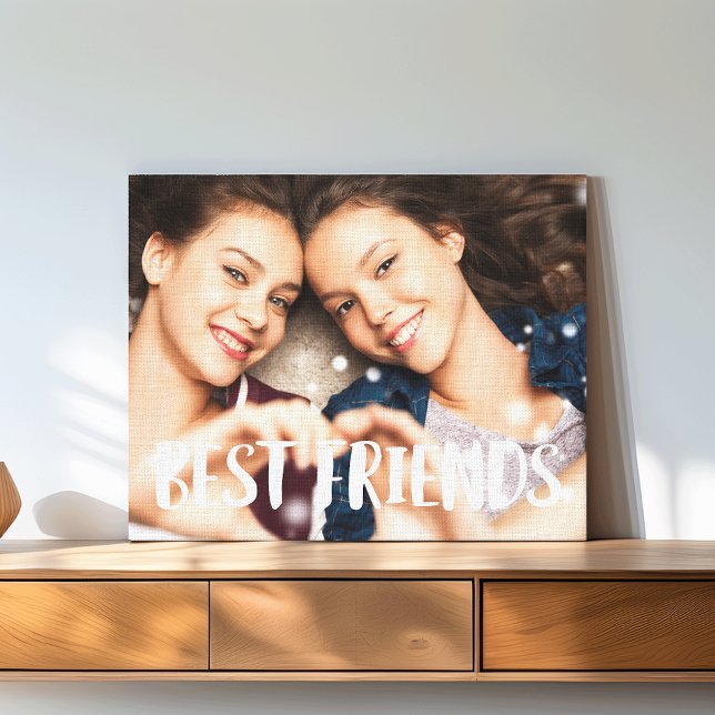 Best Friends Photo Canvas Print (Creator Uploaded)