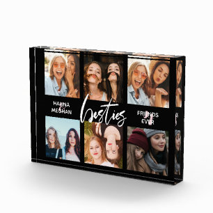 Best friends Photo collage Black Block