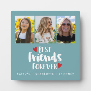 Best Friends Photo Collage Plaque