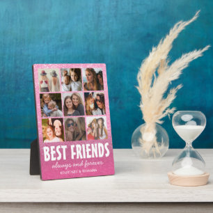 Best Friends Photo Collage Plaque