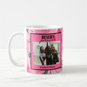 Best friends Photo Gift Pink Poster Coffee Mug
