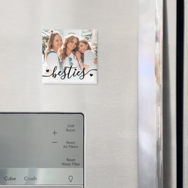 Best Friends Photo Keepsake Magnet (In Situ (Fridge))
