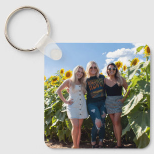 Best Friends Photo Key Ring