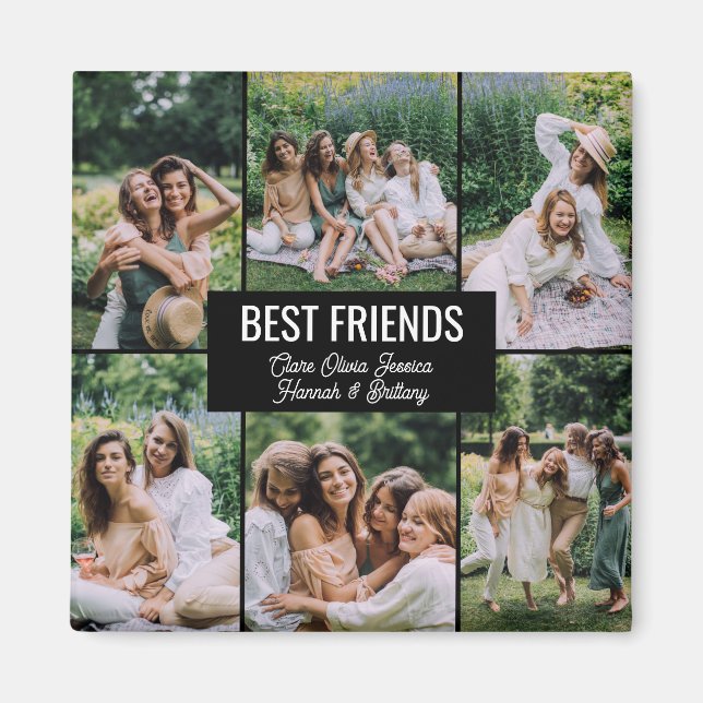 Best Friends Photo Magnet (Front)