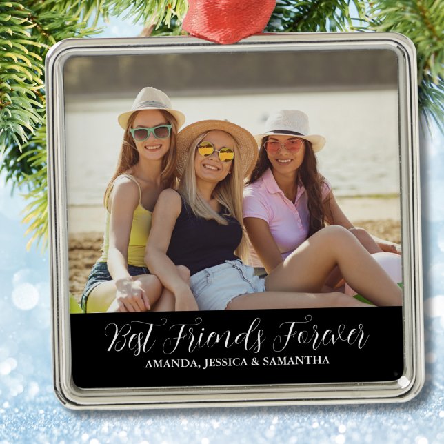 Best Friends Photo Metal Tree Decoration (Creator Uploaded)