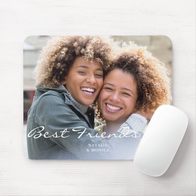 Best Friends Photo Mouse Mat (With Mouse)