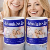 Best friends photo royal blue names