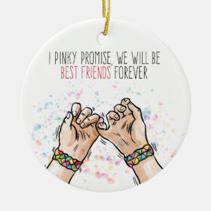Best Friends Pinky Promise   Ornament