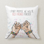 Best Friends Pinky Promise Pin Button Zazzle Co Uk