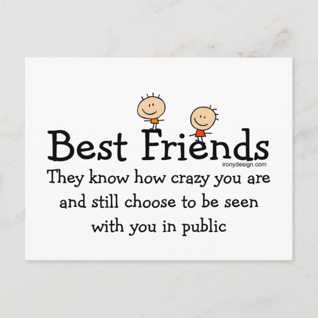 Best Friends Postcard (Front)