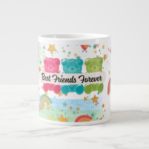 Best friends rainbow mug