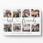 Best Friends Script Gift For Friends Photo Collage