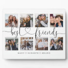 Best Friends Script Gift For Friends Photo Collage