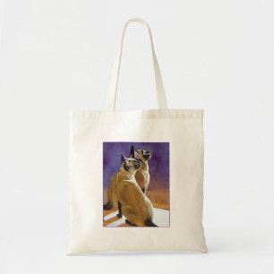 Best Friends, Siamese Cats Tote Bag