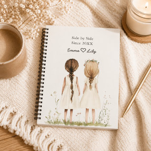 Best Friends Since Personalised Name Notebook