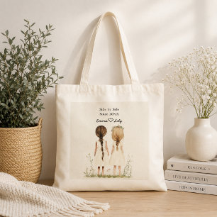 Best Friends Since Personalised Name Tote Bag