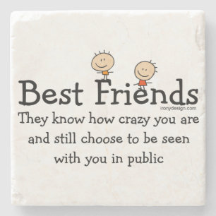 Best Friends Stone Coaster