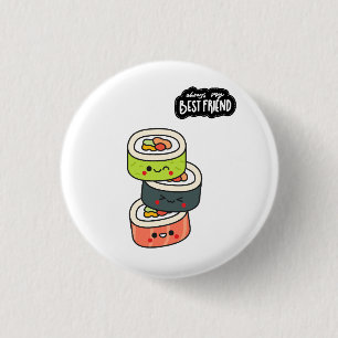 Best Friends Sushi 3 Cm Round Badge