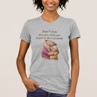 Best Friends Teddy Bears Love you Inspirational 