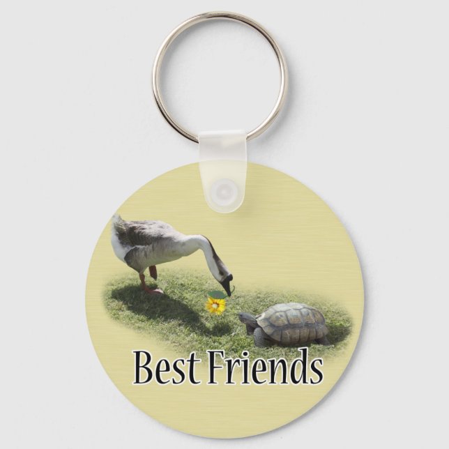 Best Friends - The Turtle & The Goose Key Ring (Front)