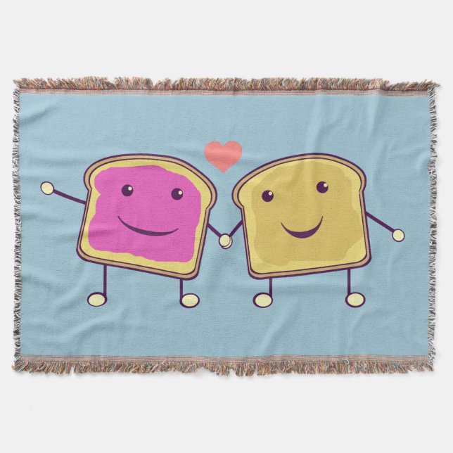 Best Friends Throw Blanket (Front)