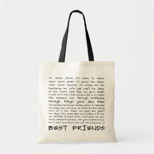 Best friends tote bag
