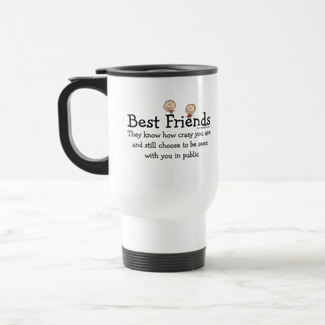 Best Friends Travel Mug (Left)