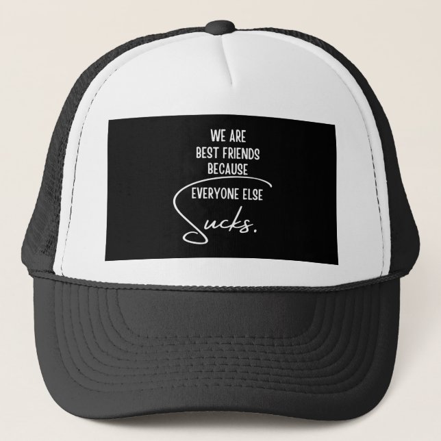 Best Friends Trucker Hat (Front)