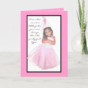 Best friends wedding card