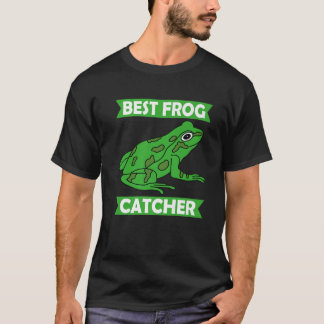 Best Frog Catcher Frog-Amphibian Green Frog Lovers T-Shirt