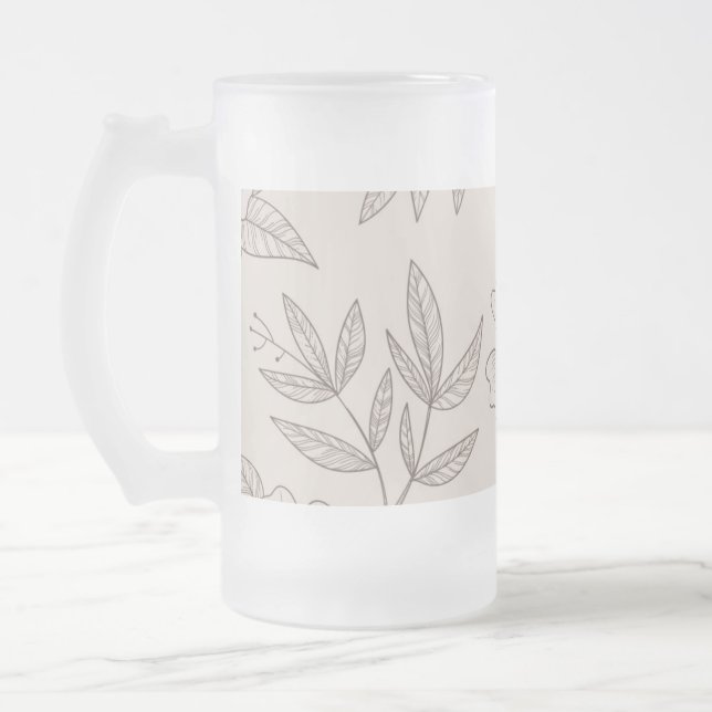 Best Frosted Glass Mug (Left)