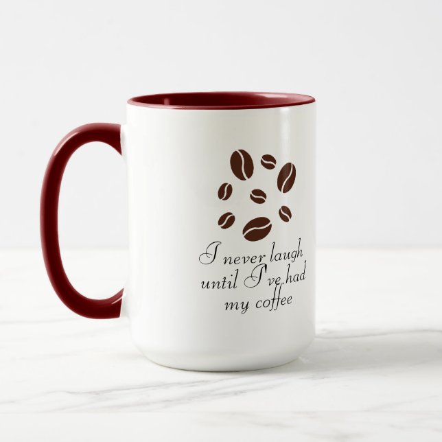 Best Funny Coffee Quotes  Mug (Left)