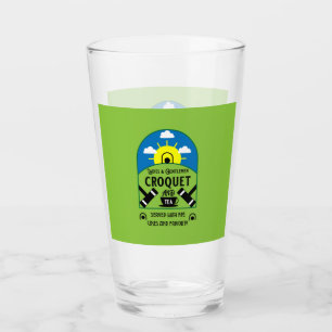 Best Funny Croquet Game Glass