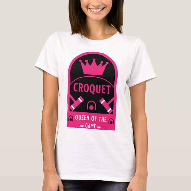 best funny croquet game player T-Shirt (Front)