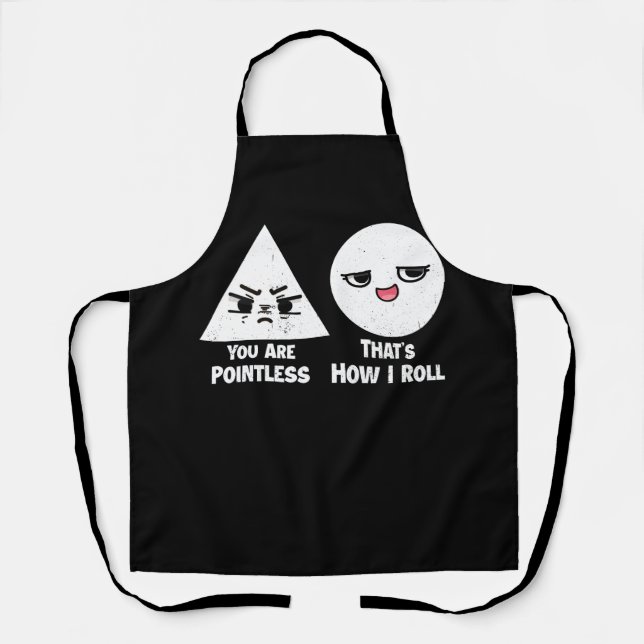 Best Funny Math Teacher Joke Humour Science Fun Ma Apron (Front)