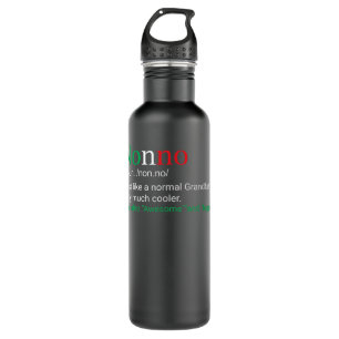 Best Funny Nonno Italian Grandfather Definition Gi 710 Ml Water Bottle