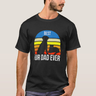 Best Fur Dad Ever Vintage Retro Dog And Cat Owner T-Shirt