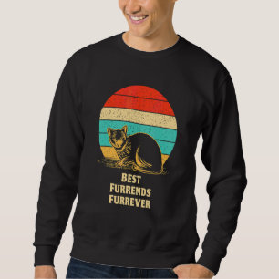 Best Furrends Furrever Cat Friends Kitten Buddy Sweatshirt