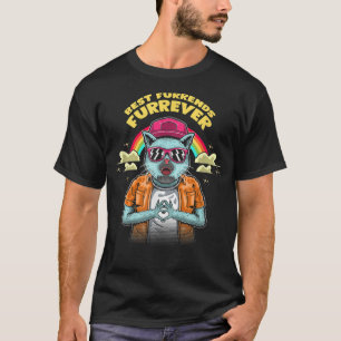 Best Furrends Furrever Cat Lover Friends Kitten Bu T-Shirt